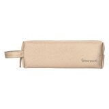 Estuche portatodo liderpapel classic rectangular con asa 210x70mm crema