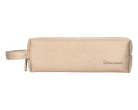 Estuche portatodo liderpapel classic rectangular con asa 210x70mm crema