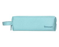 Estuche portatodo liderpapel classic rectangular con asa 210x70mm azul celeste