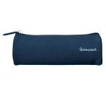 Estuche portatodo liderpapel classic cilindrico ancho 210x70mm azul marino