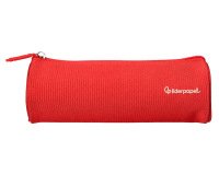 Estuche portatodo liderpapel classic cilindrico ancho 210x70mm rojo