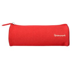 Estuche portatodo liderpapel classic cilindrico ancho 210x70mm rojo