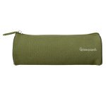 Estuche portatodo liderpapel classic cilindrico ancho 210x70mm verde militar