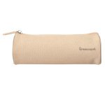 Estuche portatodo liderpapel classic cilindrico ancho 210x70mm crema