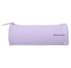 Estuche portatodo liderpapel classic cilindrico ancho 210x70mm lila