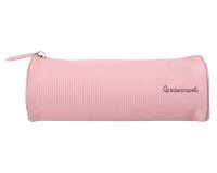 Estuche portatodo liderpapel classic cilindrico ancho 210x70mm rosa