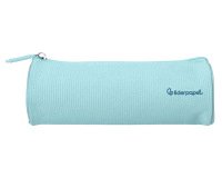 Estuche portatodo liderpapel classic cilindrico ancho 210x70mm azul celeste