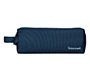 Estuche portatodo liderpapel classic rectangular con asa 2 cremalleras 210 x80mm azul marino