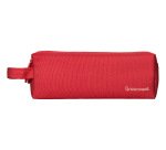 Estuche portatodo liderpapel classic rectangular con asa 2 cremalleras 210 x80mm rojo