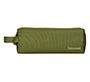 Estuche portatodo liderpapel classic rectangular con asa 2 cremalleras 210 x80mm verde militar