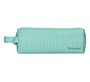 Estuche portatodo liderpapel classic rectangular con asa 2 cremalleras 210 x80mm verde manzana