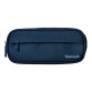 Estuche portatodo liderpapel classic ovalado 2 cremalleras con bolsillo delantero 210x90mm azul marino