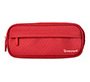 Estuche portatodo liderpapel classic ovalado 2 cremalleras con bolsillo delantero 210x90mm rojo