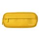 Estuche portatodo liderpapel classic ovalado 2 cremalleras con bolsillo delantero 210x90mm amarillo