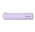 Estuche portatodo liderpapel slim cilindrico 220x45mm lila