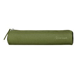 Estuche portatodo liderpapel slim cilindrico 220x45mm verde militar