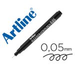 Rotulador artline calibrado micrometrico negro illustration pen ek-2805iln punta poliacetal 0,05mm