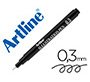 Rotulador artline calibrado micrometrico negro illustration pen ek-283iln punta poliacetal 0,3mm