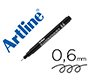Rotulador artline calibrado micrometrico negro illustration pen ek-286iln punta poliacetal 0,6mm