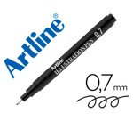 Rotulador artline calibrado micrometrico negro illustration pen ek-287iln punta poliacetal 0,7mm