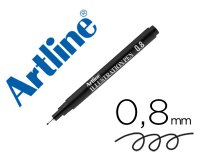 Rotulador artline calibrado micrometrico negro illustration pen ek-288iln punta poliacetal 0,8mm