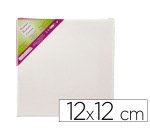 Bastidor liderpapel lienzo grapado trasero algodon 100% 12x12 cm gramaje 280g/m2