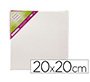 Bastidor liderpapel lienzo grapado trasero algodon 100% 20x20 cm gramaje 280g/m2