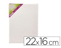 Bastidor liderpapel lienzo grapado trasero algodon 100% 22x16 cm