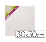 Bastidor liderpapel lienzo grapado trasero algodon 100% 30x30 cm gramaje 280g/m2
