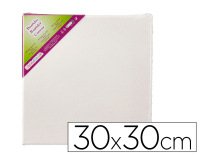 Bastidor liderpapel lienzo grapado trasero algodon 100% 30x30 cm