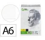 Bloc dibujo liderpapel esbozos espiral din a6 105x148mm 100 hojas 90 g sin recuadro