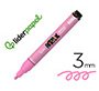 Rotulador liderpapel acrylic base agua todo tipo de superficie punta redonda 3 mm rosa claro