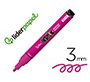 Rotulador liderpapel acrylic base agua todo tipo de superficie punta redonda 3 mm violeta