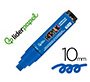 Rotulador liderpapel acrylic base agua todo tipo de superficie punta rectangular 10 mm azul