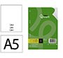 Recambio liderpapel din a5 100 hojas 75 gr liso sin margen 6 taladros