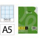 Recambio liderpapel din a5 100 hojas 75g/m2 rayado nº 46 6 taladros