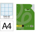 Recambio liderpapel a4 100 hojas 75gr rayado nº46 4 taladros