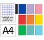 Cuaderno espiral liderpapel a4 micro witty tapa dura 120h 90gr cuadro 5mm 5 bandas 4 taladros colores surtidos