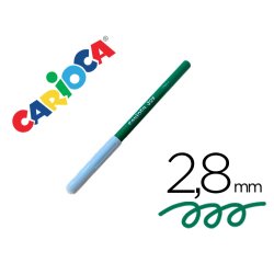 Rotulador carioca joy punta fina 2,8 mm lavable color verde