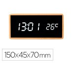 Reloj q-connect sobremesa digital con temperatura 150x45x70mm