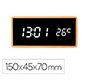 Reloj q-connect sobremesa digital con temperatura 150x45x70mm