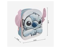 Mochila infantil 3d aplicaciones stitch 220x270x100 mm