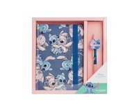 Set de papeleria boligrafo stitch 2 piezas