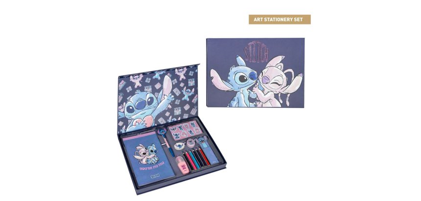 Set de papeleria stitch disney