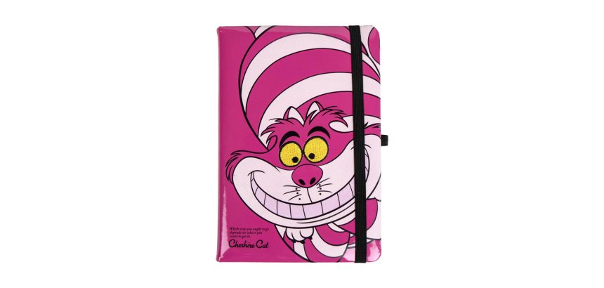 Cuaderno de notas premium disney alicia con gomilla din a5