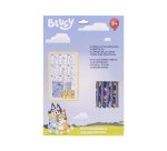 Set de papeleria coloreable bluey