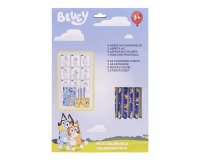 Set de papeleria coloreable bluey