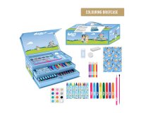 Set de papeleria coloreable maletin bluey