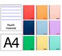 Cuaderno espiral liderpapel a4 micro wonder tapa plastico 120h 90gr horizontal 5 bandas 4 taladros colores