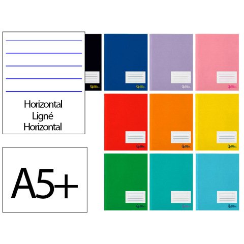 Libreta liderpapel smart a5 plus 32 hojas 75gr horizontal con margen